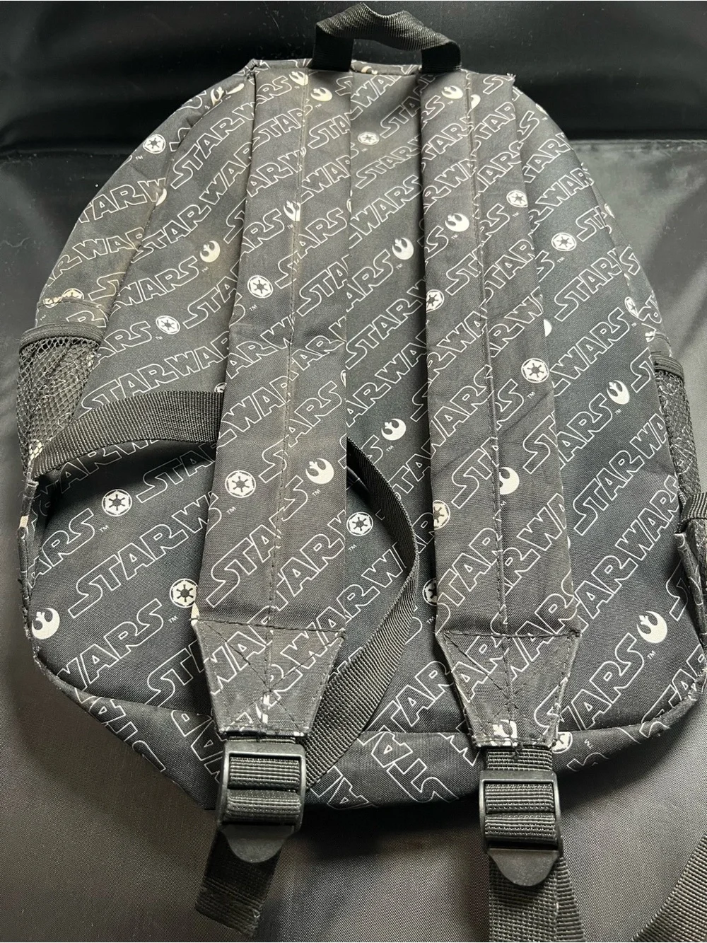 Disney Parks Star Wars All-Over Logo Print Backpack Travel School Book Bag